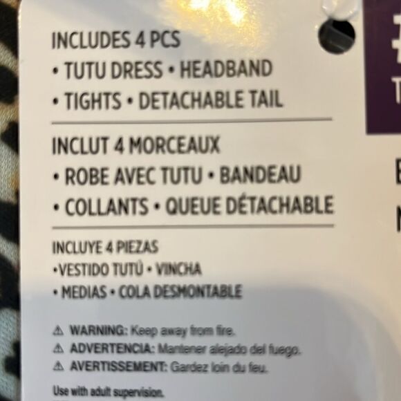 Leopard Print Cat Costume for Kids - Picture 3 of 6